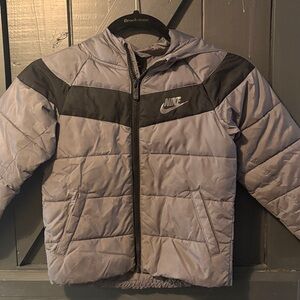 Nike Toddle Black and Gray Quilted Jacket